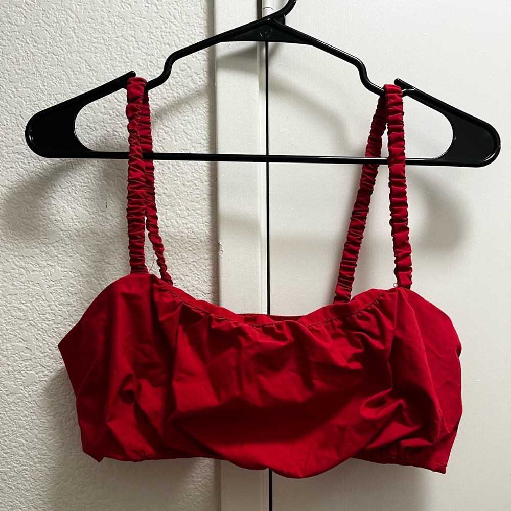 Who What Wear Vibrant Red Dress with detachable Bralette XL - Picture 4 of 7